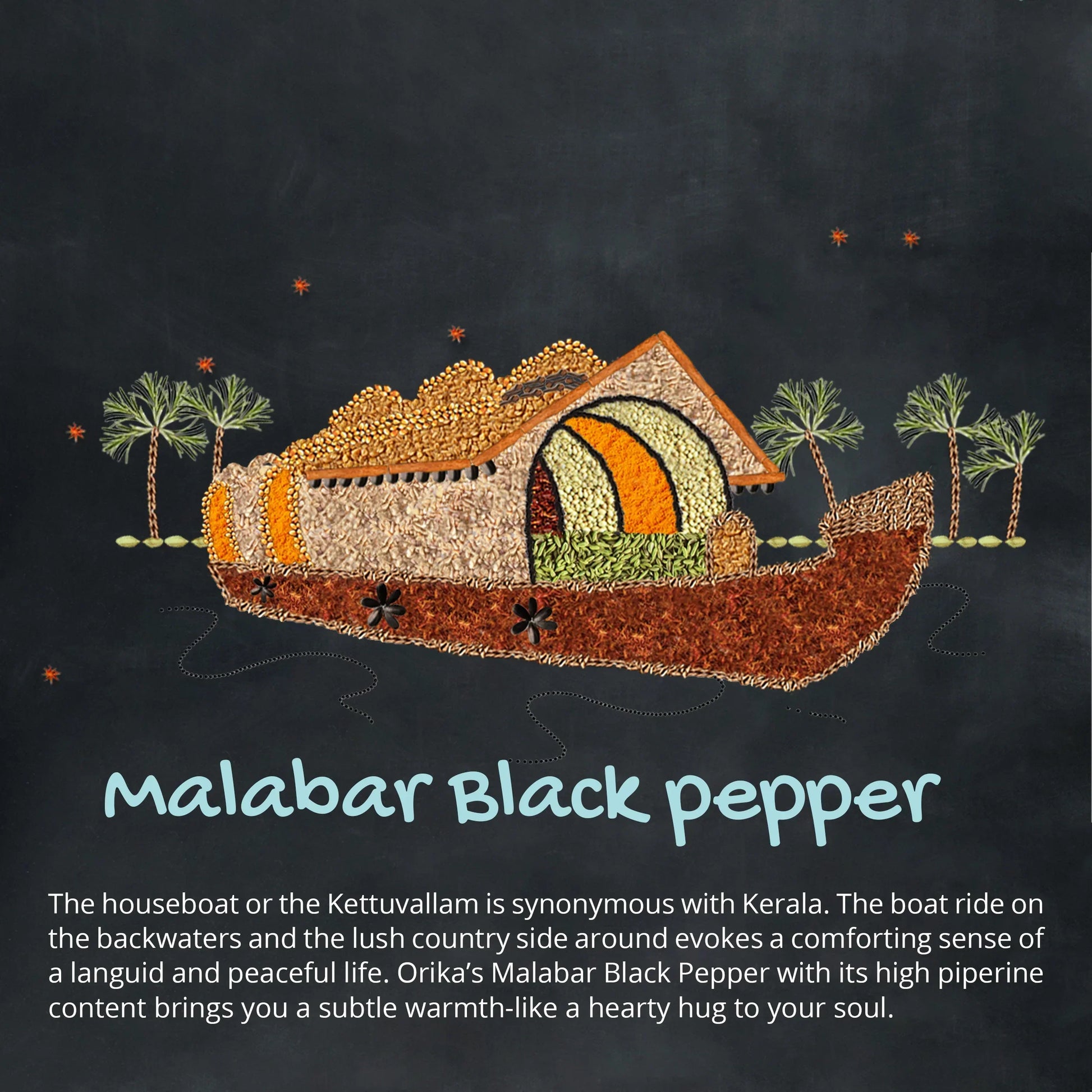 Orika Malabar Black Pepper, 80gm
