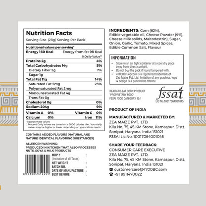 Hawaiian BBQ Cheese Popcorn, Tin, 150g