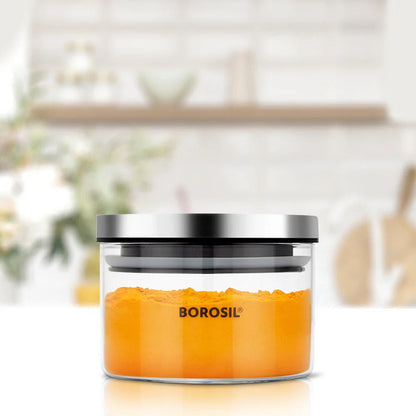 Borosil Prime Tea Set 1L Teapot + 190ml×4 Cups