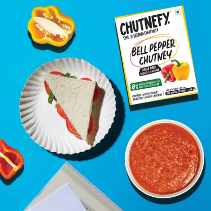 Bell Pepper Chutney | The Versatile Special | Mild | Serves 4 to 5