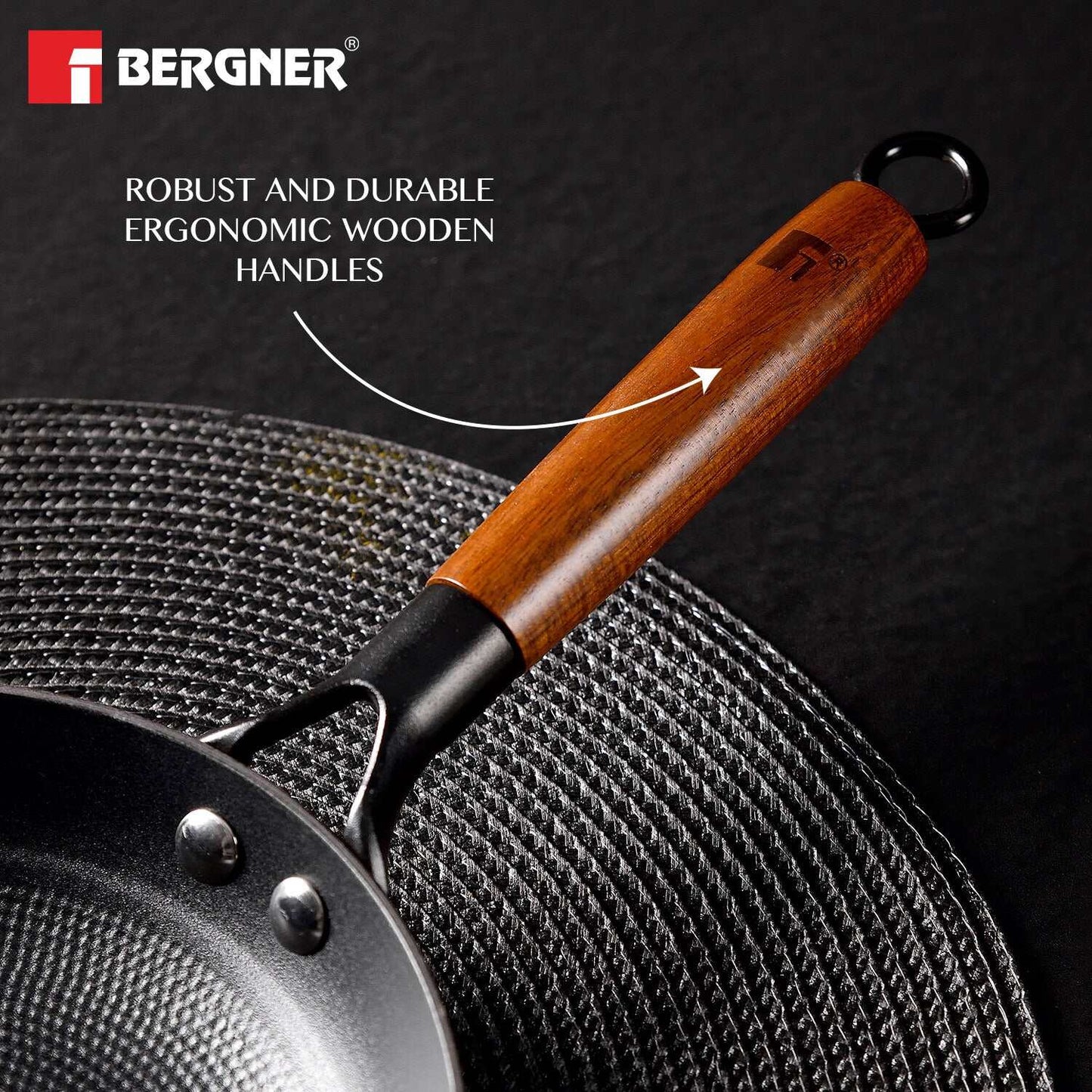 Bergner Odin Non-Stick Fry Pan 28cm (BG-34431-BK)