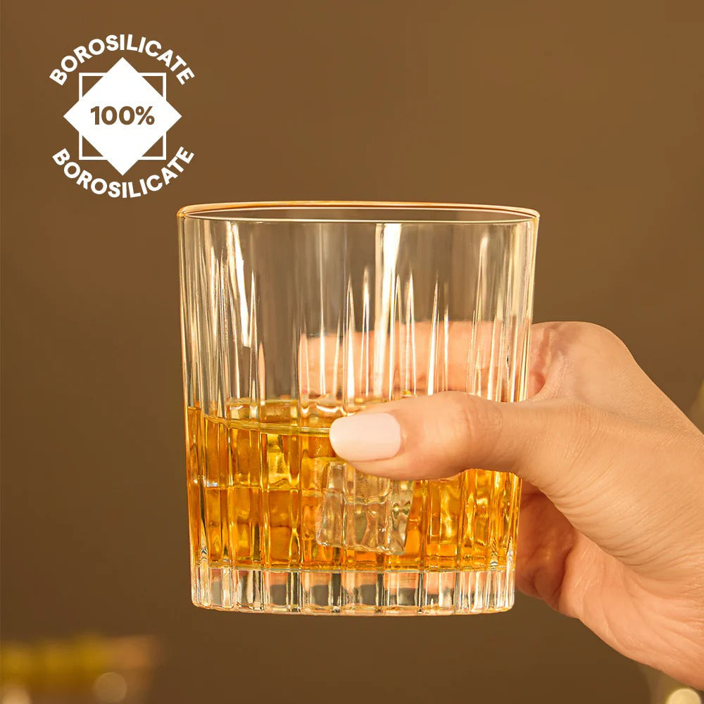 Borosil Cheers Whiskey Set