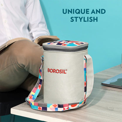 Borosil Kube Glass Lunch Box Square Set of 3 Tall