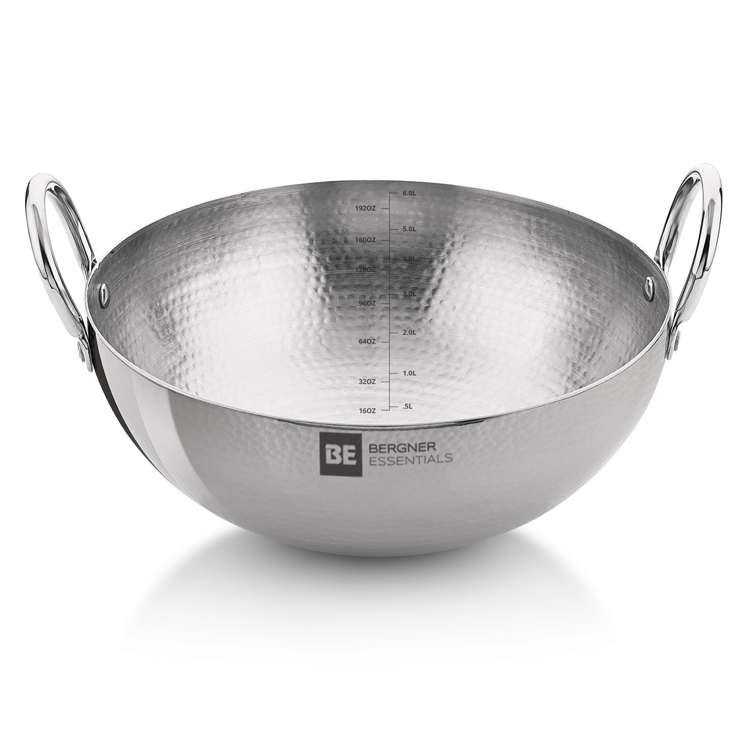 Bergner BE Essentials Thala Hammered Kadai 28cm (BGIN-6222)