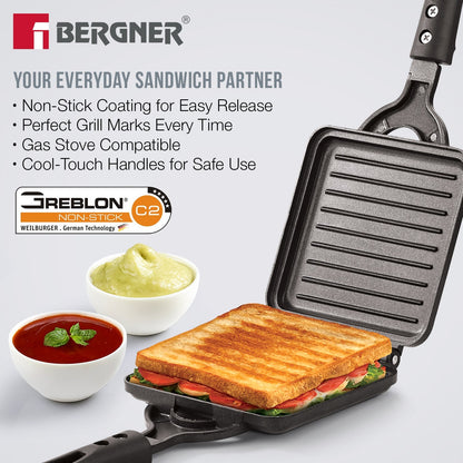 Bergner Senator Non-Stick Grill Toaster (BGIN-6724)