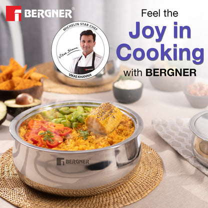 Bergner Vienna Stainless Steel 26cm Hot Pot (BGIN-9239)
