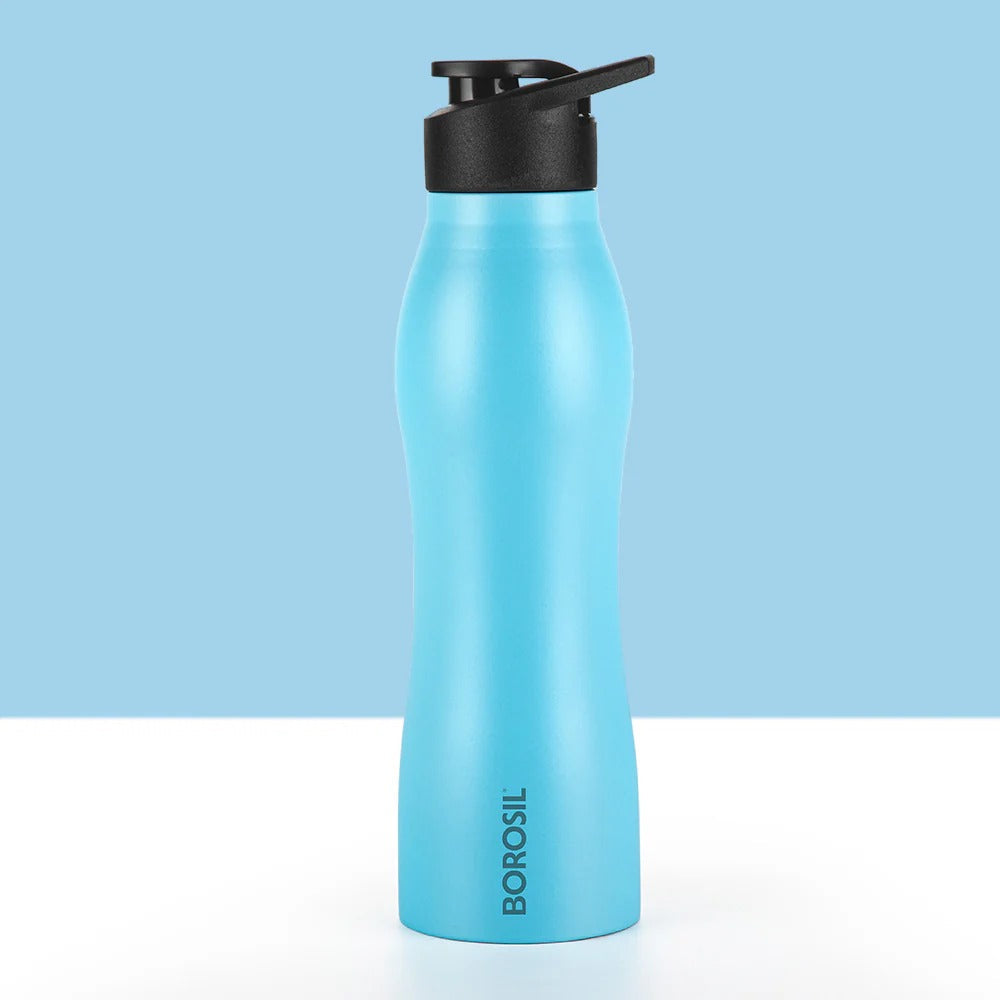 Borosil GripGo Purple Water Bottle 950ml