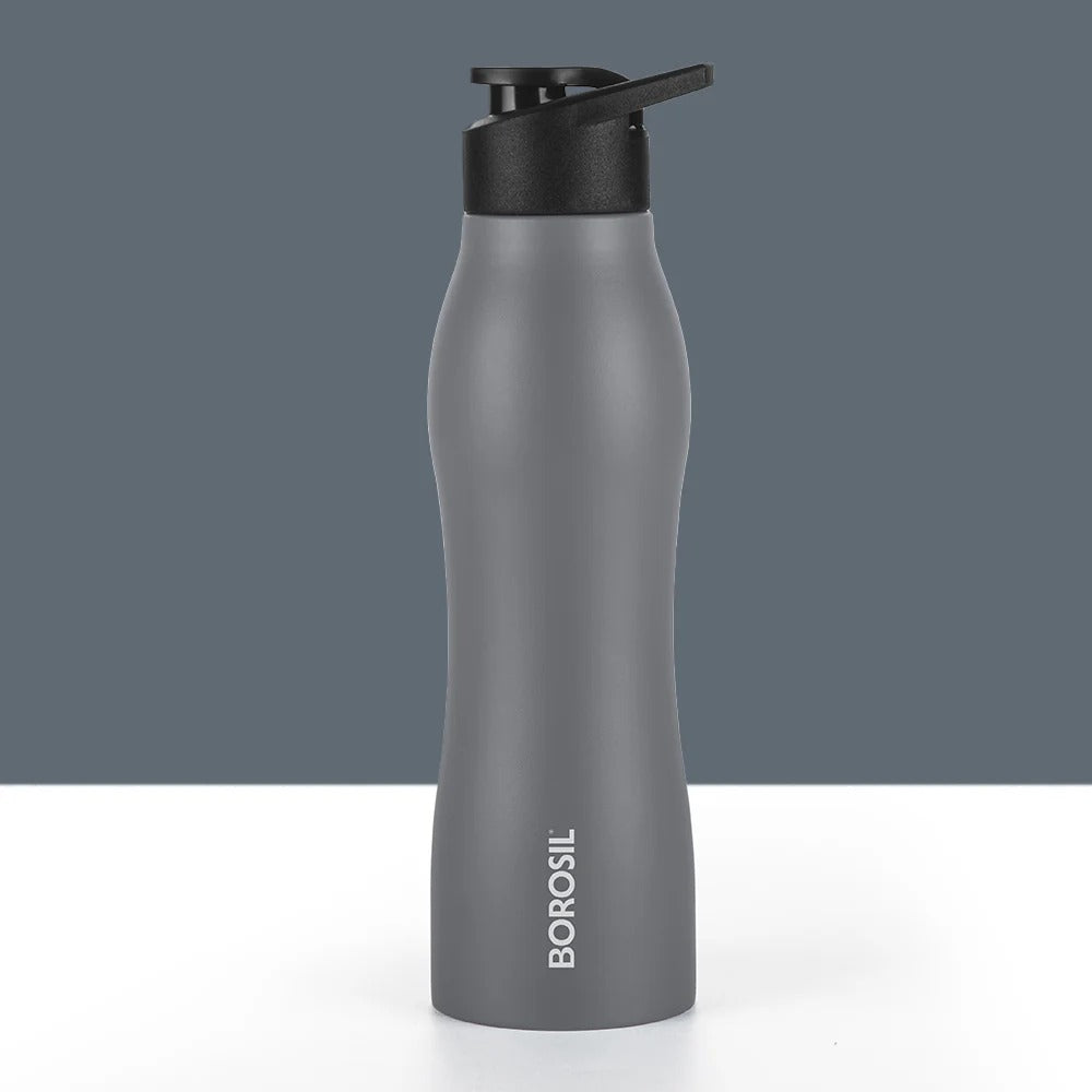 Borosil GripGo Purple Water Bottle 950ml