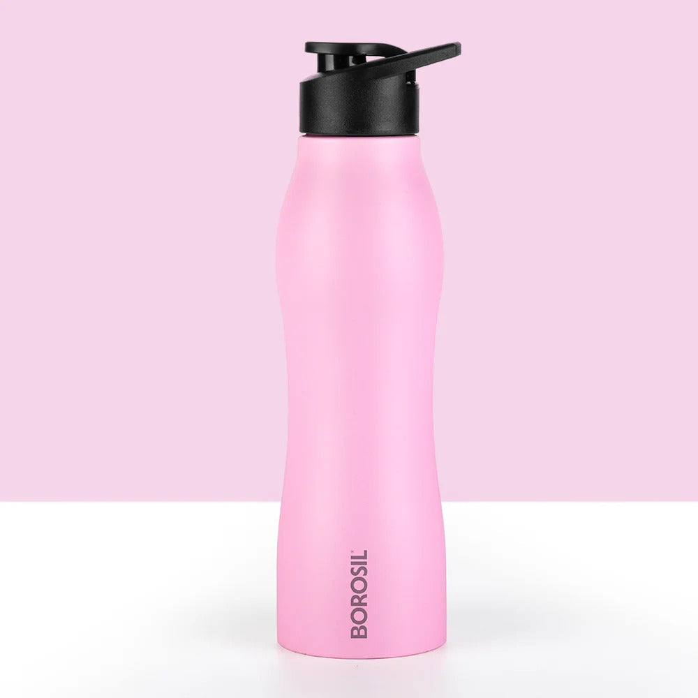 Borosil GripGo Purple Water Bottle 950ml