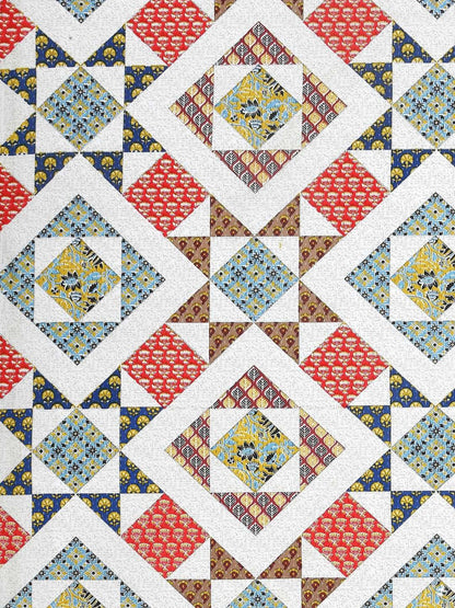 100% Pure Cotton Traditional Printed Bedsheet for Double Bed King Size Bedsheet with 2 Pillow Covers
