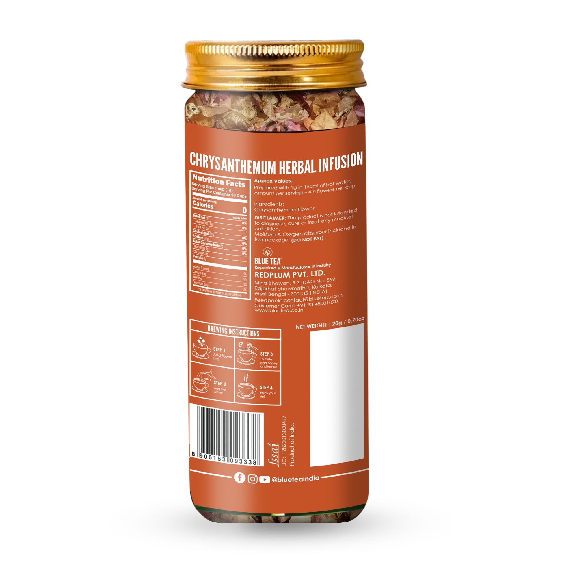 Chrysanthemum Herbal Infusion - 20g | Pack of 2
