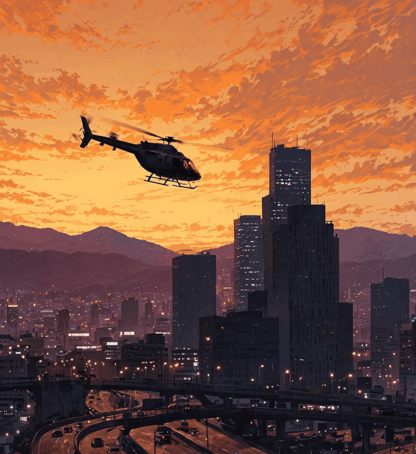 Los Santos Sunset - GTA