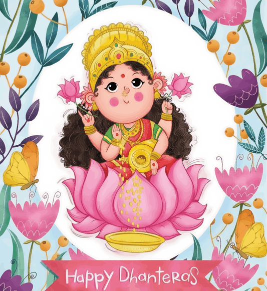 Laxmi Maa Dhanteras Cute