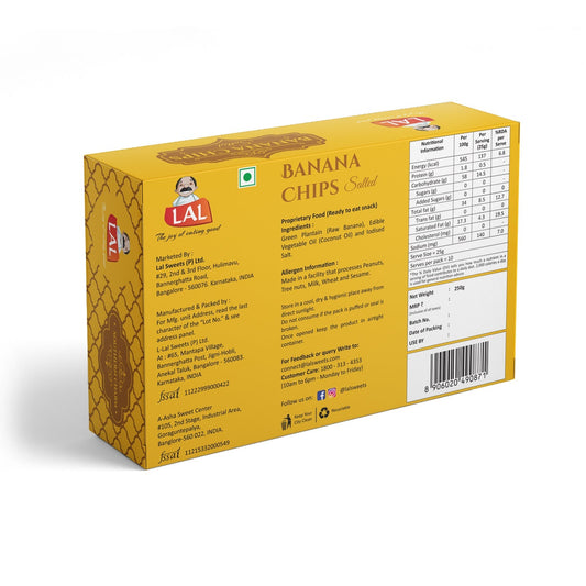 Banana Chips Salted 250g