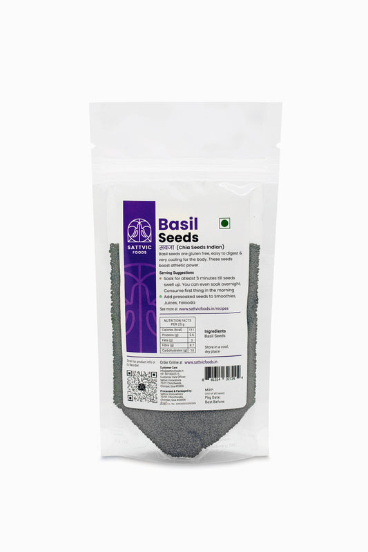 Basil Seeds (Sabja / Indian Chia seeds)