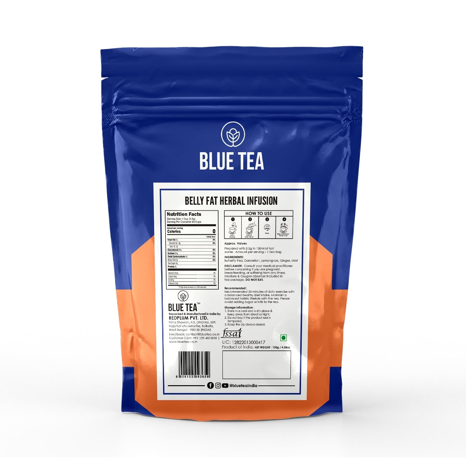 Belly Fat Monthly Pack - 120 Tea Bags