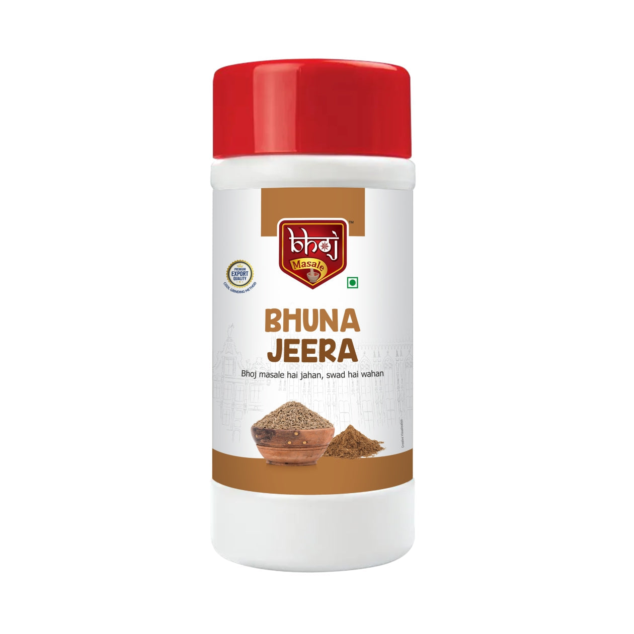 Bhuna Jeera / Roasted Cumin - PET JAR 500g (Net 450g)