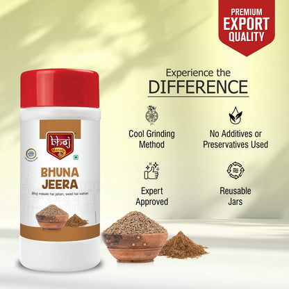 Bhuna Jeera / Roasted Cumin - PET JAR 500g (Net 450g)