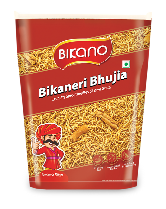 Bikaneriwala Bikaneri Bhujia - 1 Kg (Pack of 2)