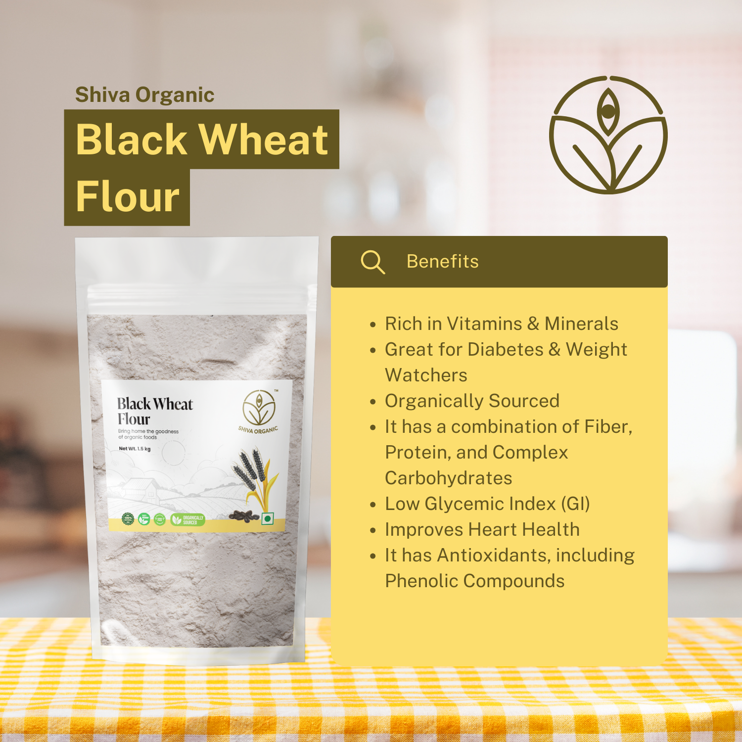 Black Wheat Flour