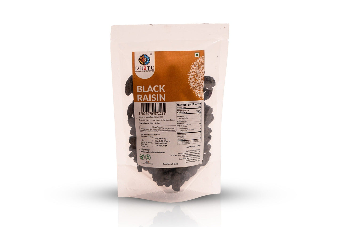 Dhatu Raisin Black - 100 gms