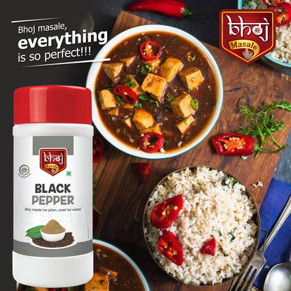 Black Pepper Powder ( Kali Mirchi)– PET JAR 500g (Net 450g)