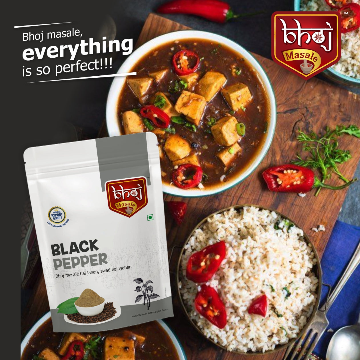 Black Pepper Powder ( Kali Mirchi )- 200g
