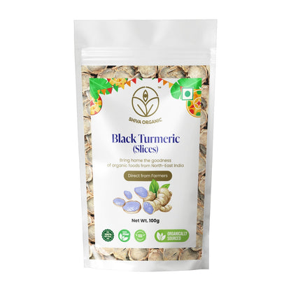 Black Turmeric Slices Dry