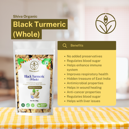 Black Turmeric Whole Dry