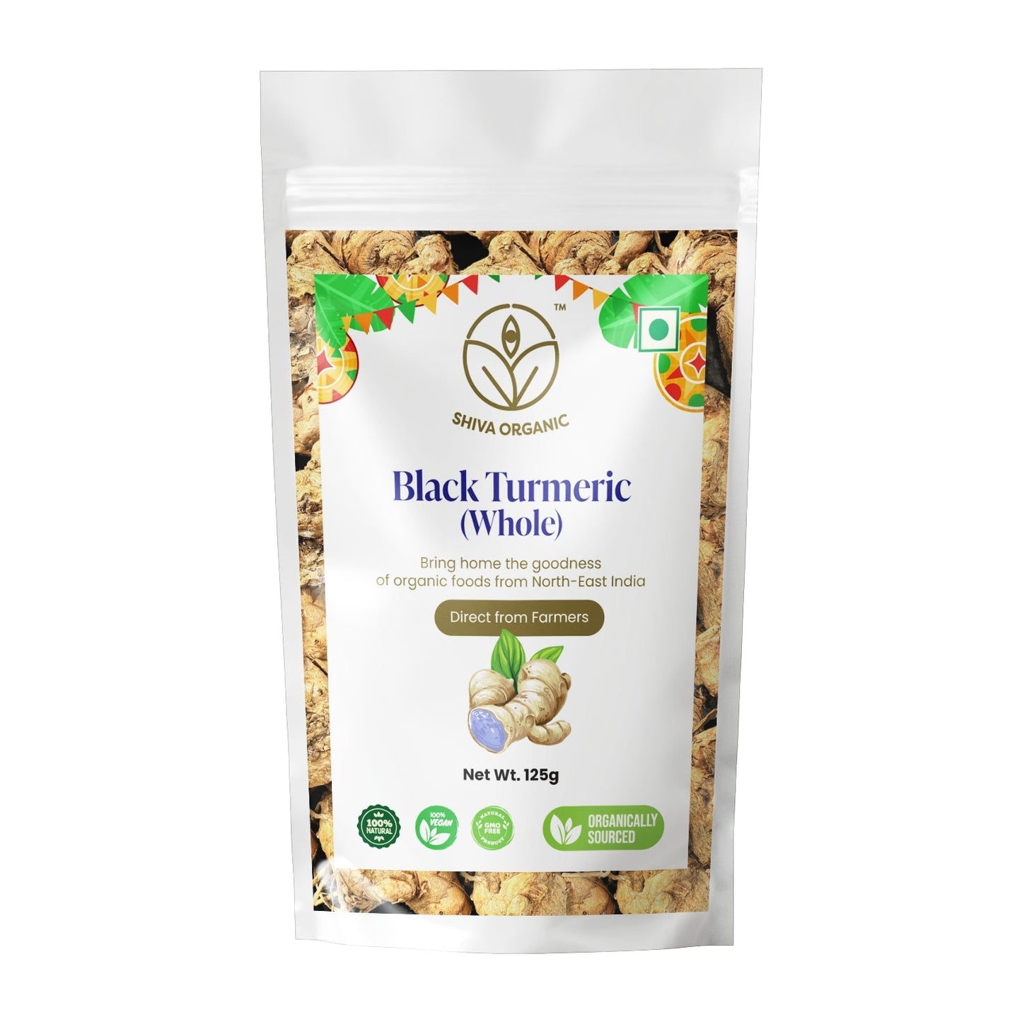 Black Turmeric Whole Dry