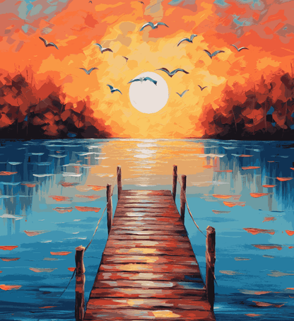 Bridge and the Sunset