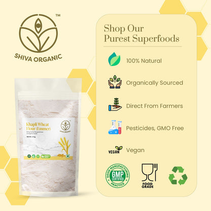 Khapli Atta - Emmer Wheat Flour