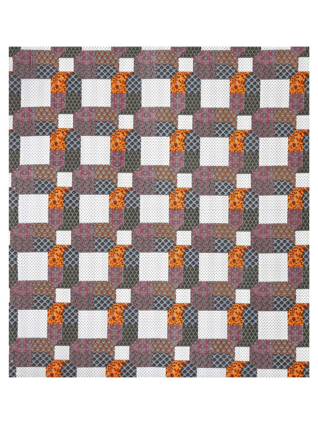 100% Pure Cotton Traditional Printed Bedsheet for Double Bed King Size Bedsheet with 2 Pillow Covers