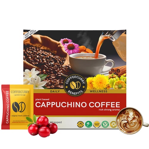 Cappuccino Coffee Premix – Premium Instant Cappuccino, Rich & Creamy - Coffecurry
