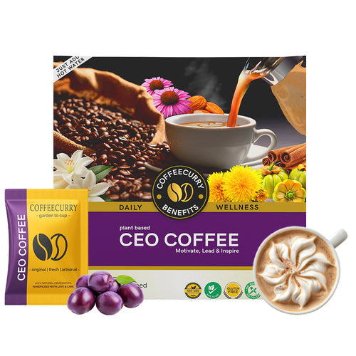 CEO Coffee Premix – Elevate Focus, Boost Memory, and Stay Alert Instantly - Coffeecurry