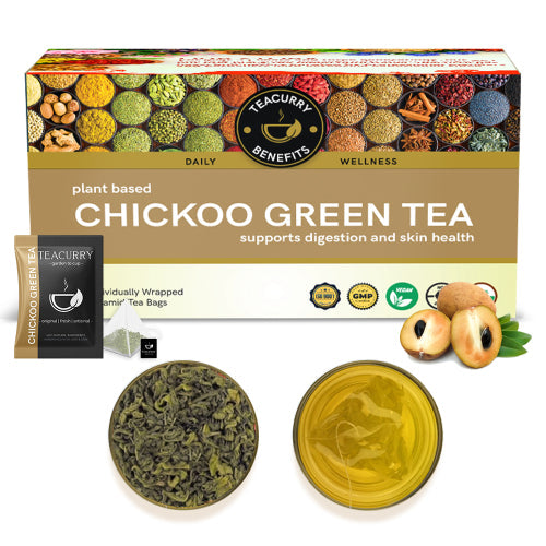 Chickoo Green Tea - Helps to boost metabolism & improve brain function