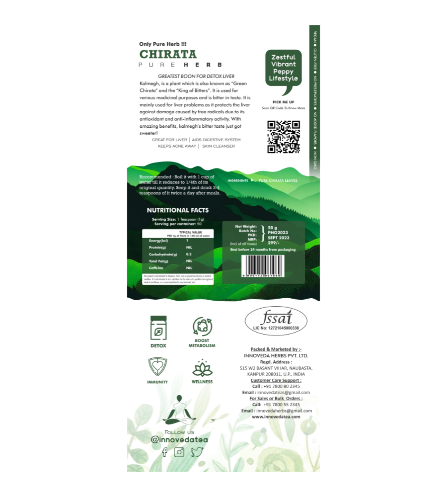 Innoveda Chirata Tea - 50 gms