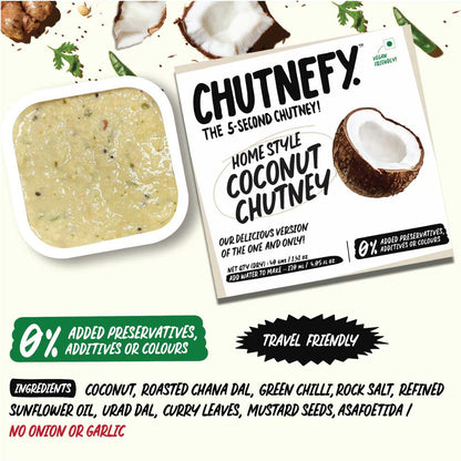Home Style Coconut Chutney |Trial Pack of 2 | Mild