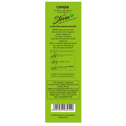 Girnar Instant Cardamom Chai Premix With Stevia