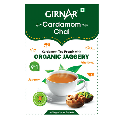 Girnar Instant Cardamom Chai Premix With Organic Jaggery