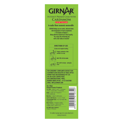 Girnar Instant Tea Premix With Cardamom (Low Sugar)