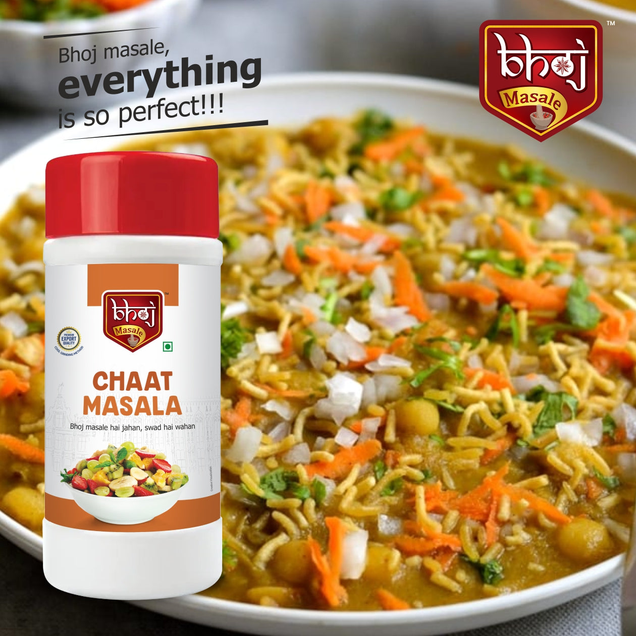 Chaat Masala - PET JAR 500g (Net wt 450g)