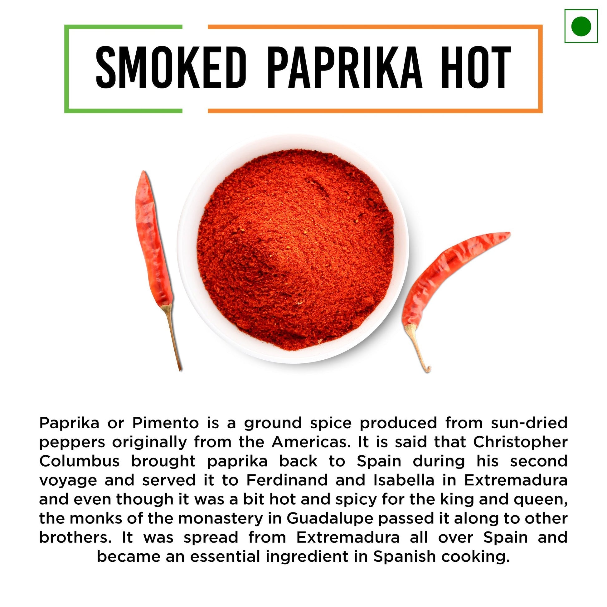 Chef Urbano Smoked Paprika Hot 100 Gms
