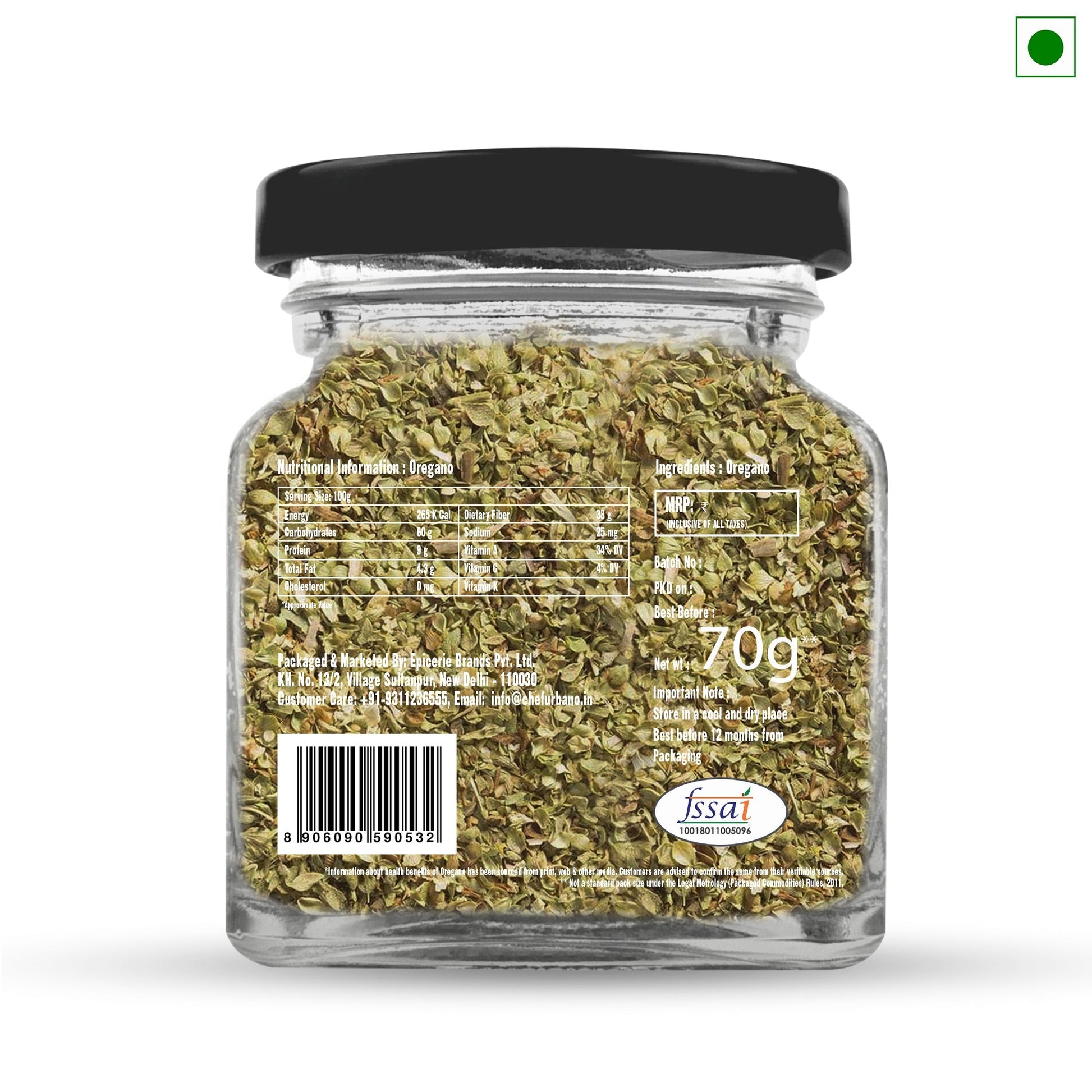 Chef Urbano Oregano 70g