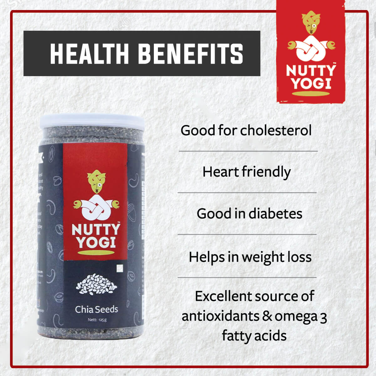 Nutty Yogi Chia Seeds