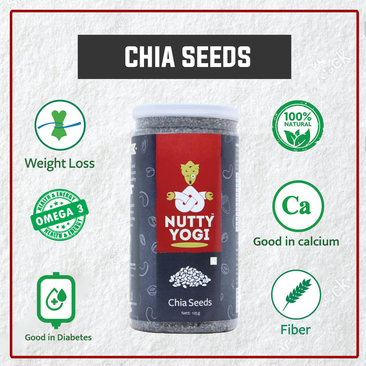 Nutty Yogi Chia Seeds