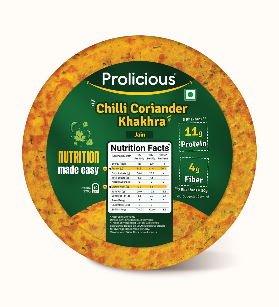 Chilli Coriander Khakhra | 170g