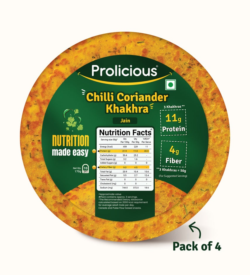 Chilli Coriander Khakhra | 170g