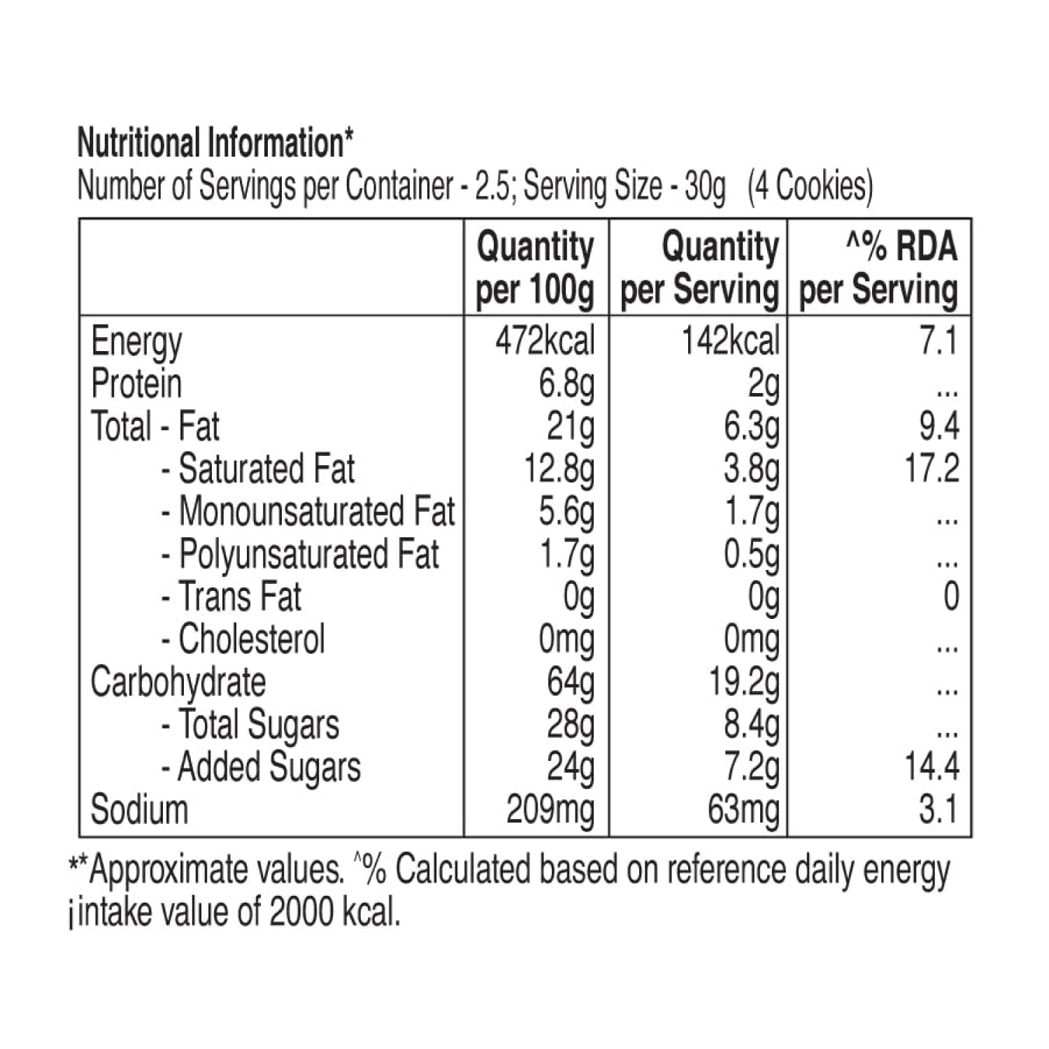 UNIBIC Choco Nut, 75G