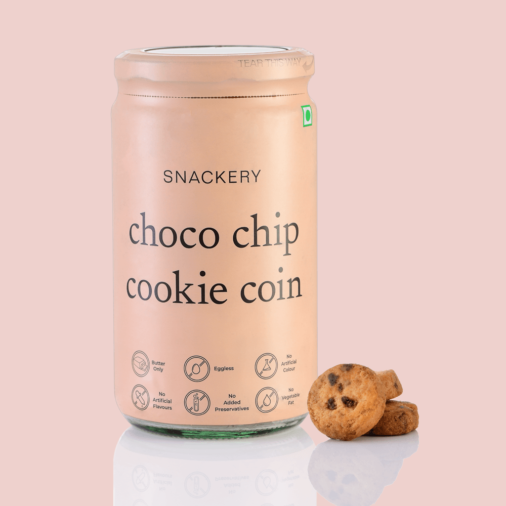 Snackery Choco Chip Cookie Coin - 150 gms - Veehacart